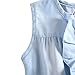 Mingao Little Girls Denim Floral Print Sleeveless Skirt Dresses