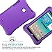SIMPLEWAY LG G Pad 7.0 Case - Light Weight Kids Friendly Shock Proof Case for LG (G Pad F7.0) 7 Inch Tablet (Purple)