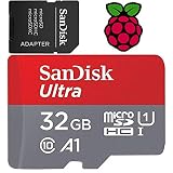 STEADYGAMER - 32GB Raspberry Pi Preloaded (NOOBS) SD Card | 4, 3B+ (Plus), 3B, 2, Zero Compatible with All Pi Models
