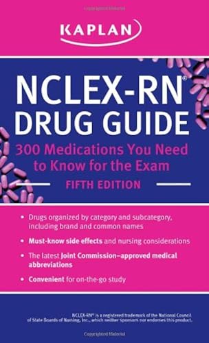 Download NCLEX-RN Drug Guide: 300 Medications You Need to Know for the Exam PDF