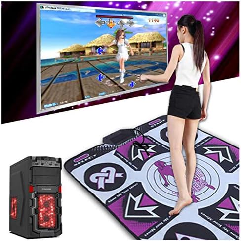 IGIFTS USB Single Dance Mats,Foam Play Mat Thickening Soundproofing Soft Dance Mats For Adults/Children HD TV Computer Dual-use English manual