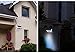 VOLADOR 2 Packs 50 LED Solar Lights, Outdoor Wireless Security Lights, Motion Activated Solar Light, Wall Mount Solar Light for Garden Patio Deck Yard Path Driveway(White)