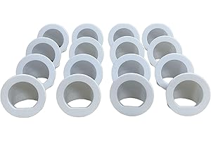 Sevomie Quail Chick Port Feeder for DIY Bucket Pail Bin Container Coturnix (1.5in*16pcs)