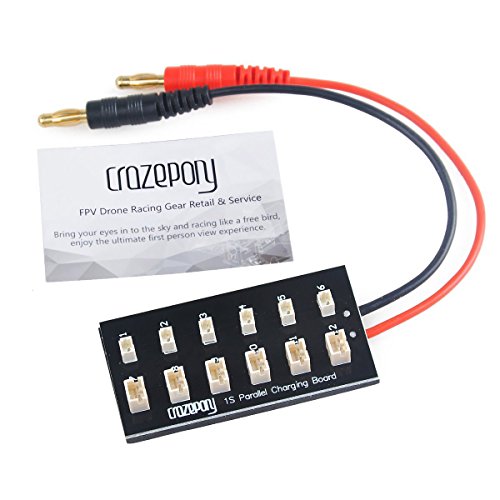 Crazepony 1S Lipo Battery Charging Board Blade Inductrix Ultra Micro JST-PH Parallel Connect Plate mCX mCPX