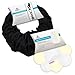 Family First Nursing Scarf for Breastfeeding and Organic Bamboo Nursing Pads (8 pack) Ideal Baby Shower Gift - Onyx