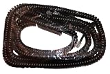 1 X Tisonic 50 Ft Handset Modular Coil Cord-TS-650Bh Black