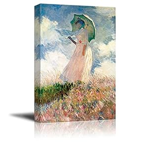 Woman with a Parasol Facing Left 1886 by...