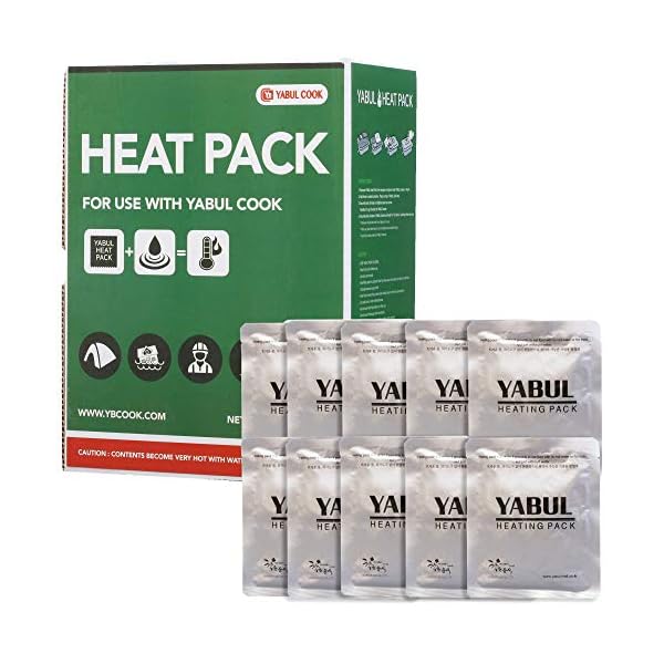Yabul Large 80g Flameless Heater Heating Pack Set for Yabul Cooker
