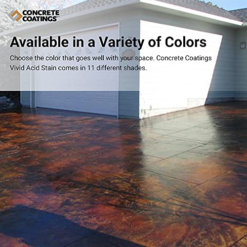 CC Concrete Coatings Vivid Acid Stain for Antique Marble Effect