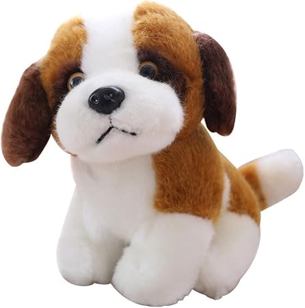 Amazon ぬいぐるみシミュレーション犬ぬいぐるみハスキー犬人形枕秋田犬聖ベルナブ人形 A1 28cm ぬいぐるみ おもちゃ