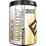 Evlution Nutrition BCAA Energy - High Performance, Energizing Amino Acid Supplement for Muscle Building, Recovery, and Endurance (Vanilla Latte, 30 Servings)