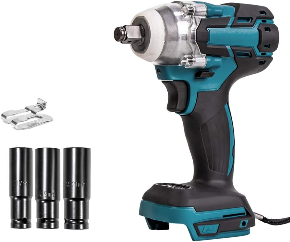 Ecarke Cordless Impact Wrench, Impact Driver 18v Impact Wrench 1/2 inch