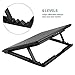 Techstick Laptop Cooler Cooling Pad with LED Display,Ultra Slim Portable USB Powered,6 Fans 2 USB Ports,Perfect for 12-17 Inches Laptops,Notebook