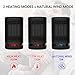 Portable Space Heater, Electric Mini Air Heater, PTC Ceramic Personal Fan Heater with Over-heat and Tip-over Protection for Home and Office