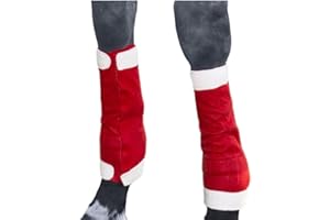 Jti Tough 1 Santa Leg Wraps Red HORSE