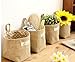 FANTASIEN 4 Pack Toy Storage Bag Bear Pattern Organizers for Kids Toys, Baby kids Clothing, Children Books, Gift Bag