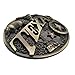 Modern Texas Belt Buckle Brass Heritage Western Star Bull Buckles Cowboy