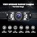VZCY Vehicle Backup Camera, 480 TV Lines Universal License Plate HD Car Camera 170° Viewing Angle IP68 Waterproof Rear View Camera with 8 Night Vision LED for Cars/ Van/ Caravan/ Trailer