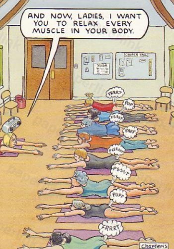 Humorous Birthday Card (PLK6294) - Yoga/Exercise Class