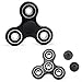 VOCOO Fidget Spinner Bearing Toy Stress Reducer for ADHD EDC Hand Killing Time，Guarantee 1 min+ Spin Time (Black-silver)