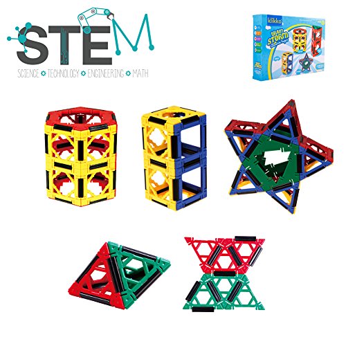 Klikko model building set - 105 pieces - Ages 5 + Engineering Education Toy, Best gifts for boys and girls with brain training & development/STEM concept learning