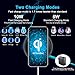GEARGO Wireless Charger Charging Pad for iPhone X, iPhone 8/8 Plus, Wireless Fast Charging for Galaxy S8/S8+/S7/S7 edge/S6 edge+, and Note 5 (AC Adapter Not Included) (black)
