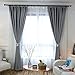BUZIO 2 – Pack Window Curtain Rope Holdbacks – Decorative Hand-Knitted Cord Cotton Tiebacks for Blackout Curtain, Beige