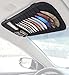Car Sun Visor Organizer CD Clip Storage -12 Pocket Visor Holder (Black)