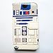 R2D2 Robot Pattern Slim Wallet Card Flip Stand Leather Pouch Case Cover for Apple iPhone 4 4s - Cool as Great Xmas Gift