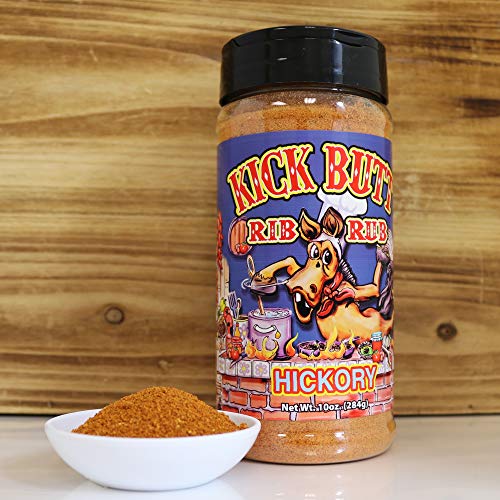 Kick Butt Hickory Rib Rub - Hot, smokey, and awesome on the grill! Use on ribs, chicken, fish or pork.