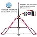 Tepemccu Expandable Gymnastics Bars Adjustable Height Gymnastic Horizontal Bars Junior Training Bar Children Folding Training Monkey Bars for Kids