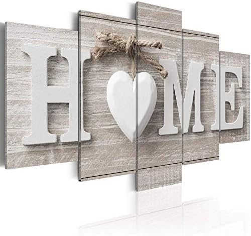 Gogobebe Canvas Wall Art Prints Love Sanctuary Art White Home Sweet Heart Modern Wall Decor Painting Home Livingroom Bedroom Office Wall Decor