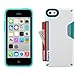 Speck Products CandyShell Card Case for iPhone 5c ONLY - White/Caribbean Blue