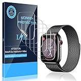LK [6 Pack] Screen Protector for Apple Watch 40mm Series 4/5 - Max Coverage Bubble-Free Anti-Scratch iWatch 40mm Flexible TPU Clear Film