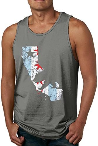 Newfood Ss Vintage California Chicago Bear Men's ComfortSoft Tank Top Tee DeepHeather