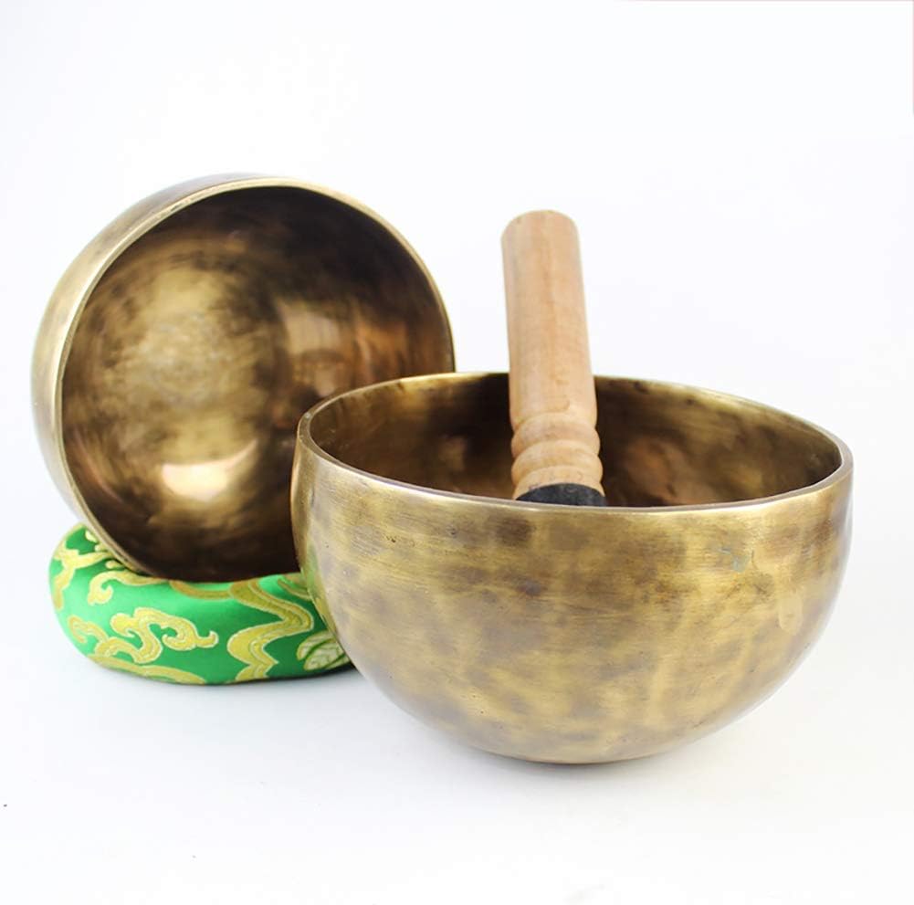 Tibet Singing Bowl Set From Nepal, Singing Bowls Made From 9 Metals