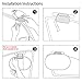 Car Window Sunahde TFY Car Interior Roof Handle Mounted Sun Blocker & Sunshade - Silver
