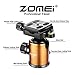 ZOMEI Tripod,Camera Tripod,Lightweight Camera Travel Z818 Tripod Aluminium Alloy Monopod with 360 Panorama Ball Head Quick Release Plate Ball for DSLR Canon Sony Nikon Cameras(Gold)