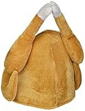 Oliasports Plush Thanksgiving Day Halloween Roasted Turkey Hat