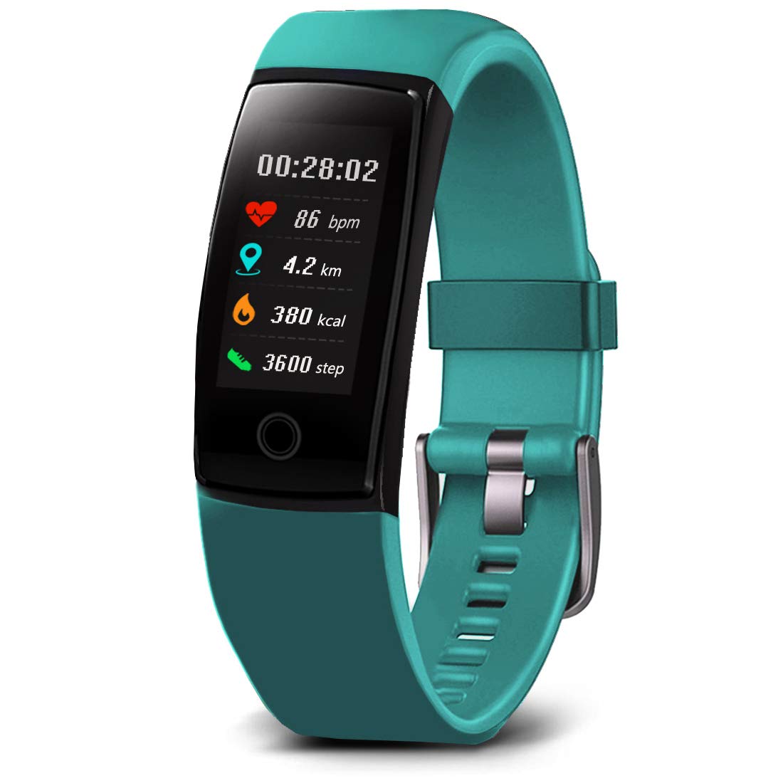 MorePro Fitness Tracker Waterproof Activity Tracker with Heart Rate Blood Pressure Monitor, Color Screen Smart Bracelet with Sleep Tracking Calorie Counter, Pedometer Watch for Kids Women Men