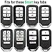 Red TPU Key Fob Cover Case Jacket Skin Glove Holder for 2021 Honda 2018 2019 2020 Accord Civic Fit Pilot Odyssey CRV Clarity CRZ HRV Ridgeline EX EXL