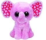 Ty Sugar Elephant Plush, Pink, Regular