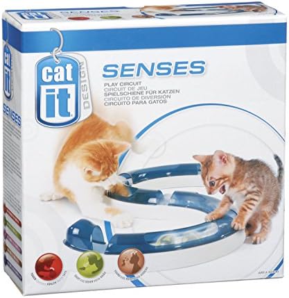 Catit 50730A1 Tunel Szyna z Piłką do Zabawy dla Kota, 24.38 x ...