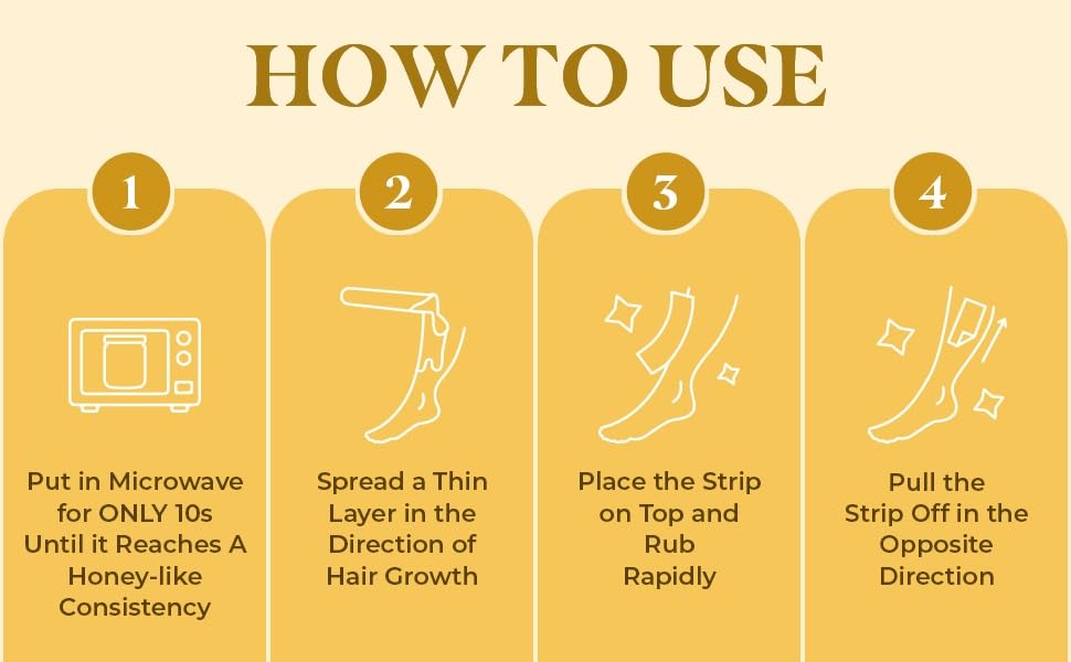 MOOM - Organic Sugar Wax Hair Removal Kit for Underarm, Face & Bikini, Infused with Tea Tree Oil, Includes Wax Strips & Sticks, Ideal for Sensitive Skin - 6 oz