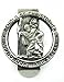 H. J. Sherman Round Saint St Christopher Go Your Way in Safety Protection Visor Clip 1 1/4 Inch (Dia)