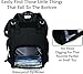 Mini Me Diaper Bag Backpack in Black