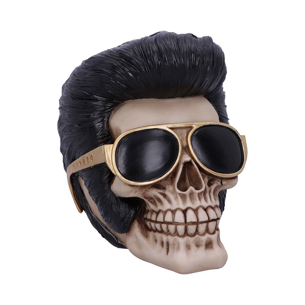 Nemesis Now Uh Huh The King Elvis Skull Figurine,17cm