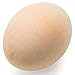 12 Quality Wood Easter Eggs to Paint, Smooth Wooden Eggs for Crafts, Wood Eggs for Crafts & Easter Decor 2-1/2 in, by Woodpeckers
