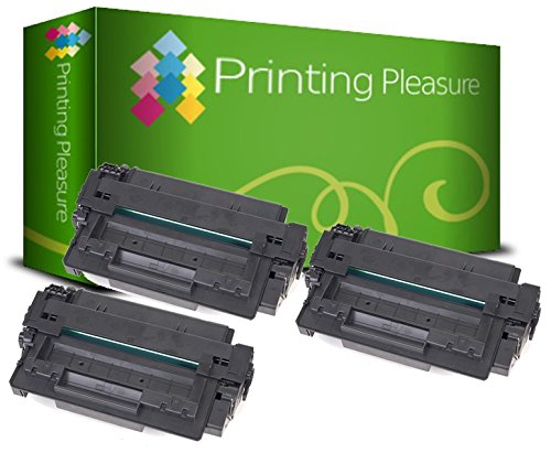 Printing Pleasure 3 Compatible Laser Toner Cartridges for HP Laserjet 1160 1320 3390 3392 Series | Q5949A 49A