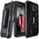 Galaxy J7 2018/J7 Refine/J7V 2nd Gen/J7 Star/J7 Top/J7 Crown Case, COVRWARE [Aegis Series] w/Built-in [Screen Protector] Heavy Duty Full-Body Armor Case [Belt Clip Holster][Kickstand], Black
